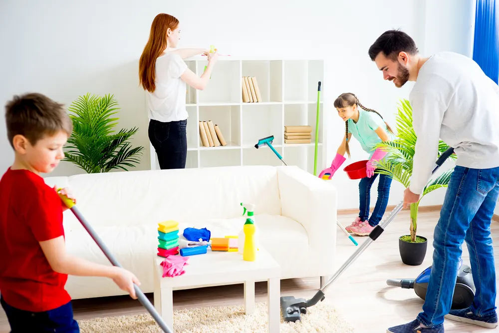 Read more about the article 5 Tips for keeping your home clean and organized with young children